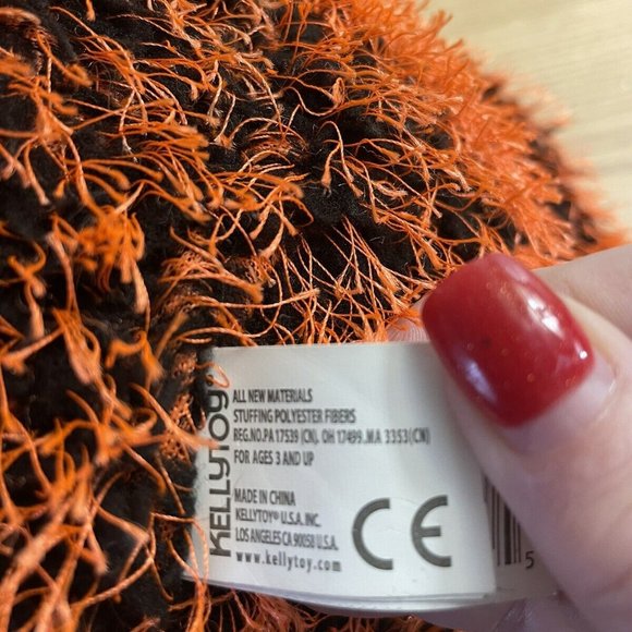 Kellytoy Large Gorilla Plush Sugar Loaf Monkey Orange Black 2016 Stuffed Animal - Picture 6 of 10